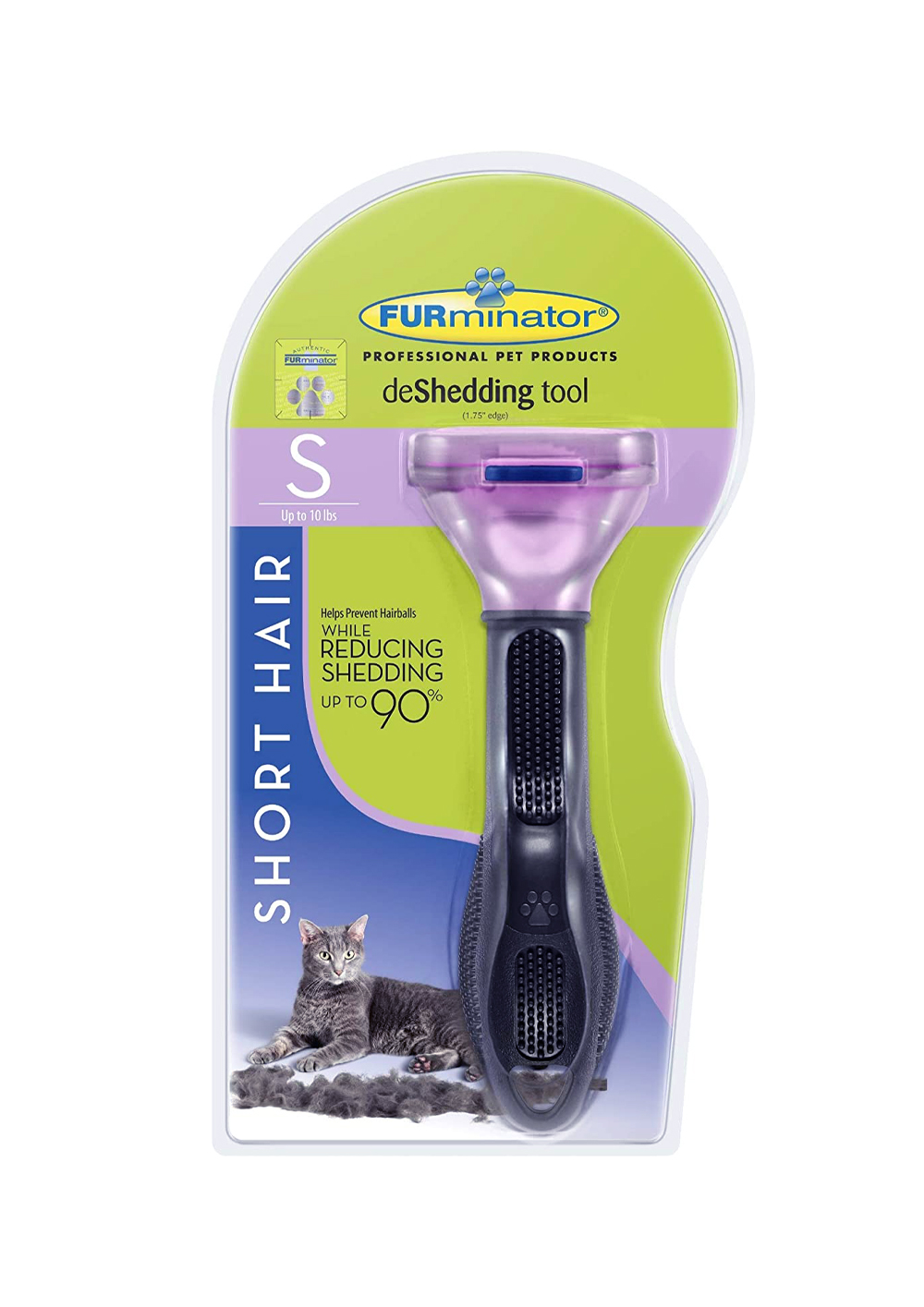FURminator deShedding Tool Small Cat Short Hair - 7pets