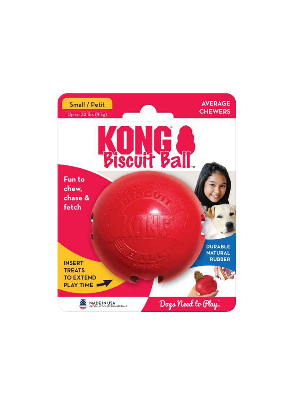 Kong Biscuit Ball small