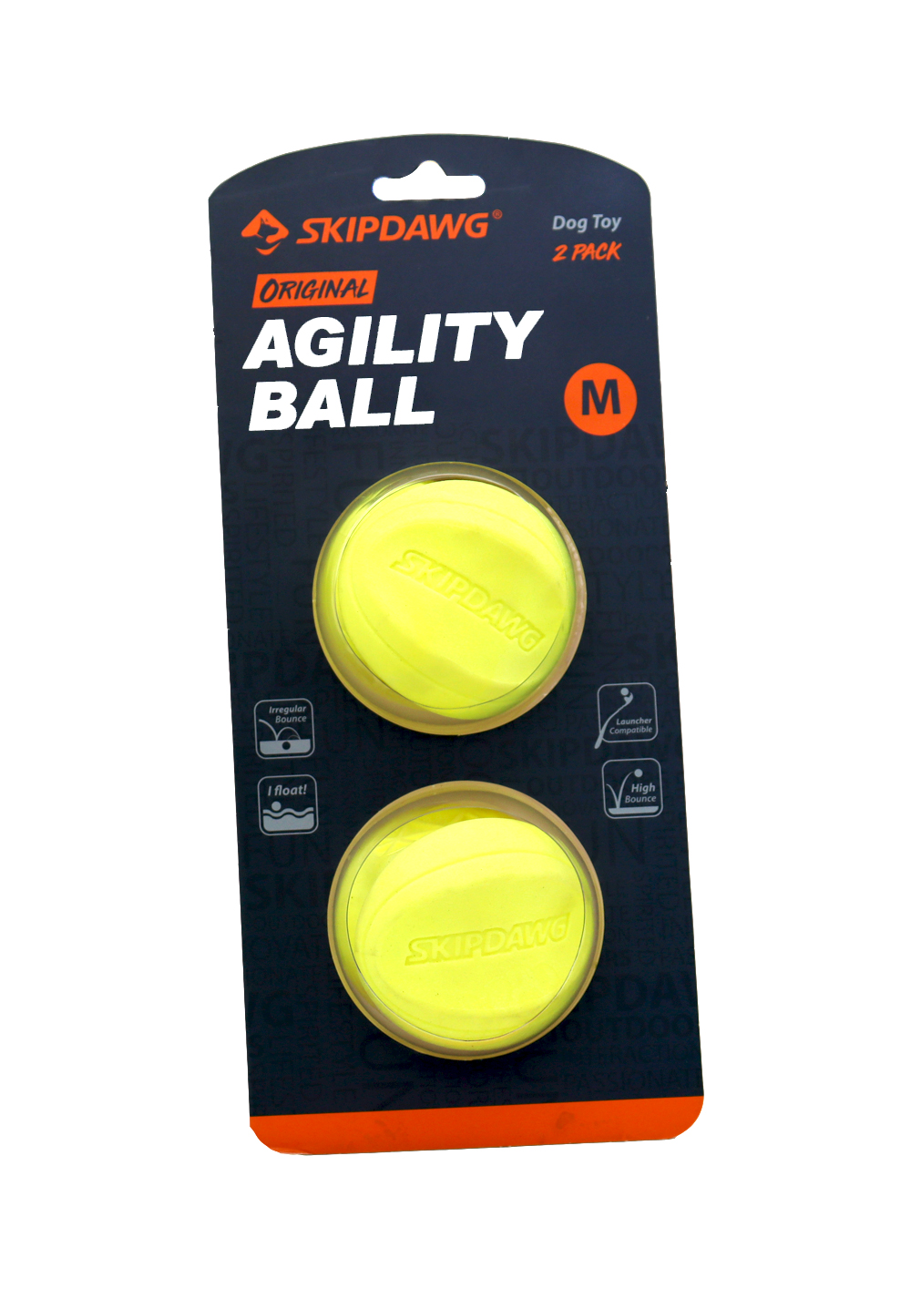SKIPDAWG  AGILITY BALL Medium 2 Pack