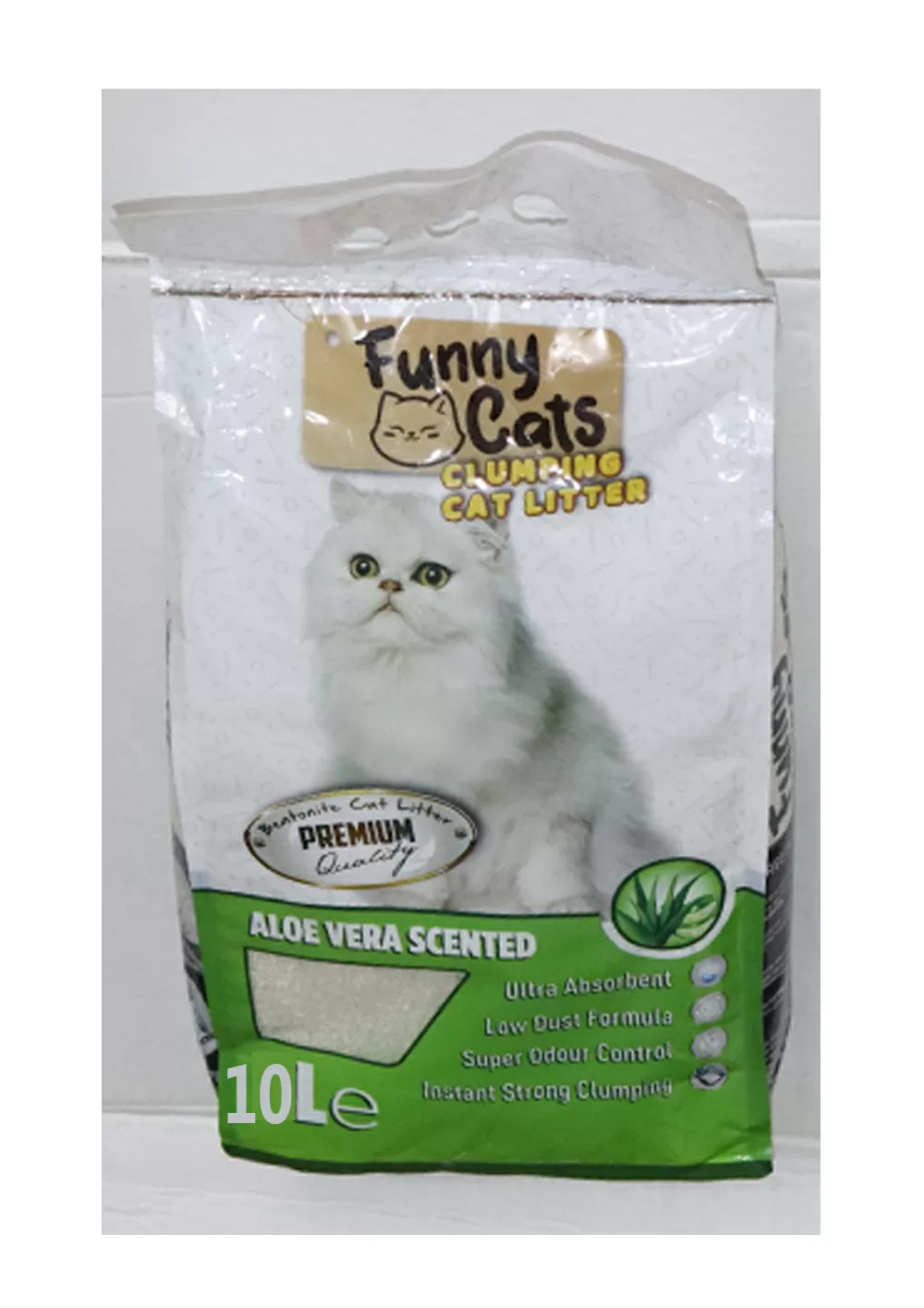 FUNNY CATS Litter with Aloe vera 10 liter