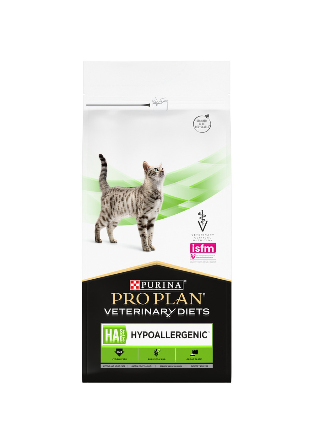 PURINA® PRO PLAN® VETERINARY DIETS Feline HA Hypoallergenic 1.5 kg