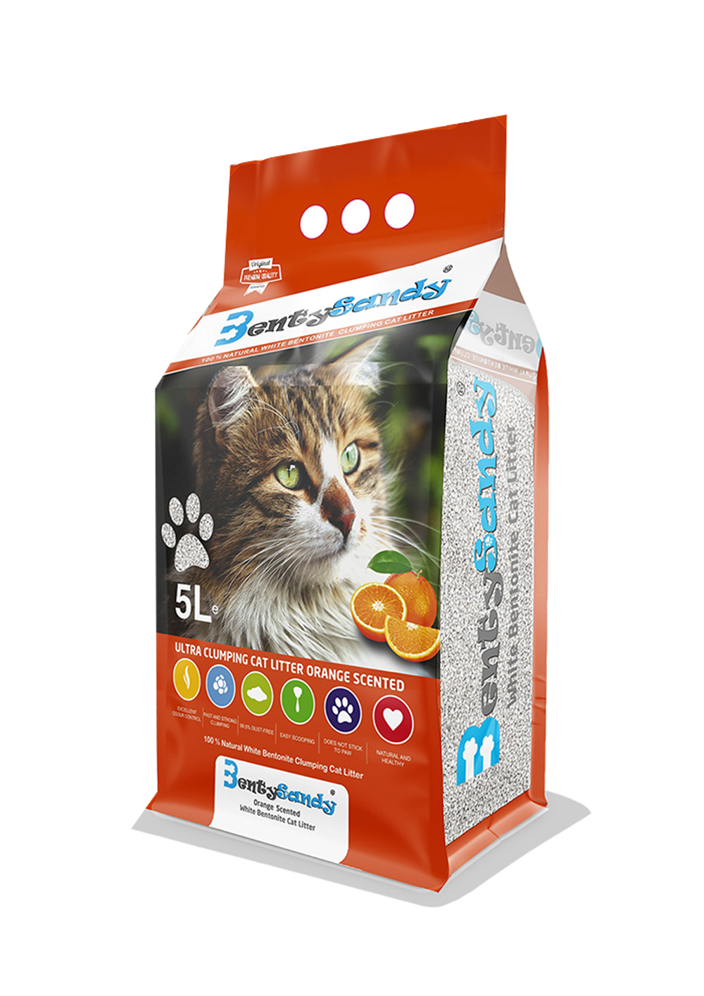 Bentysandy Litter with Orange 5 Liter