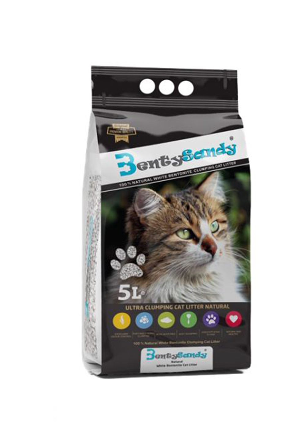 Bentysandy Litter with Ocean 5 Liter