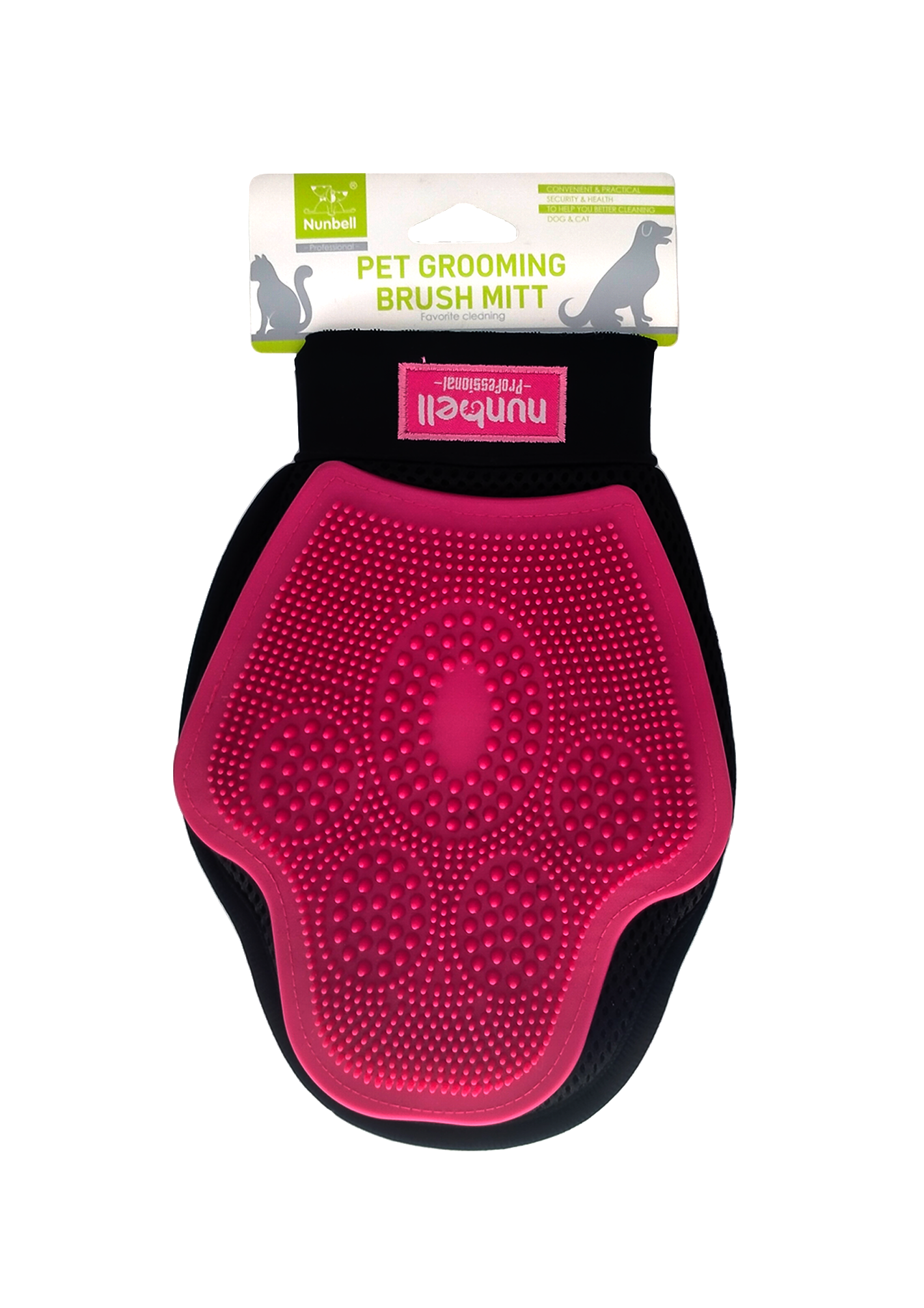 Template Nunbell Pet Grooming Brush Mitt - الصورة 1