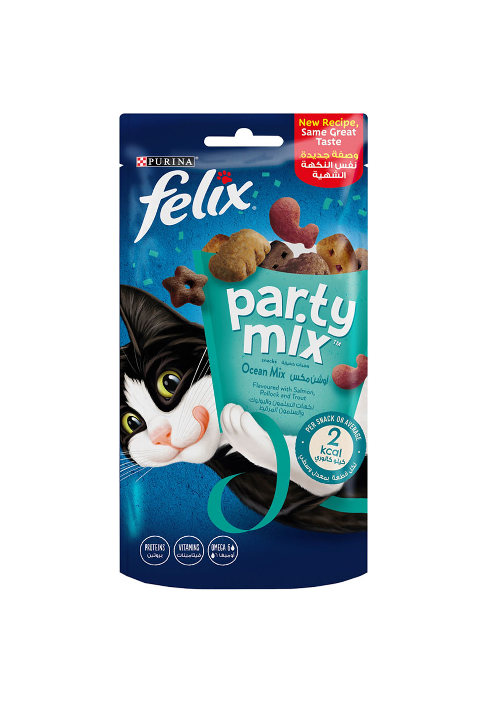 PURINA FELIX Party Mix Seaside Mix Cat Treats 60 gm