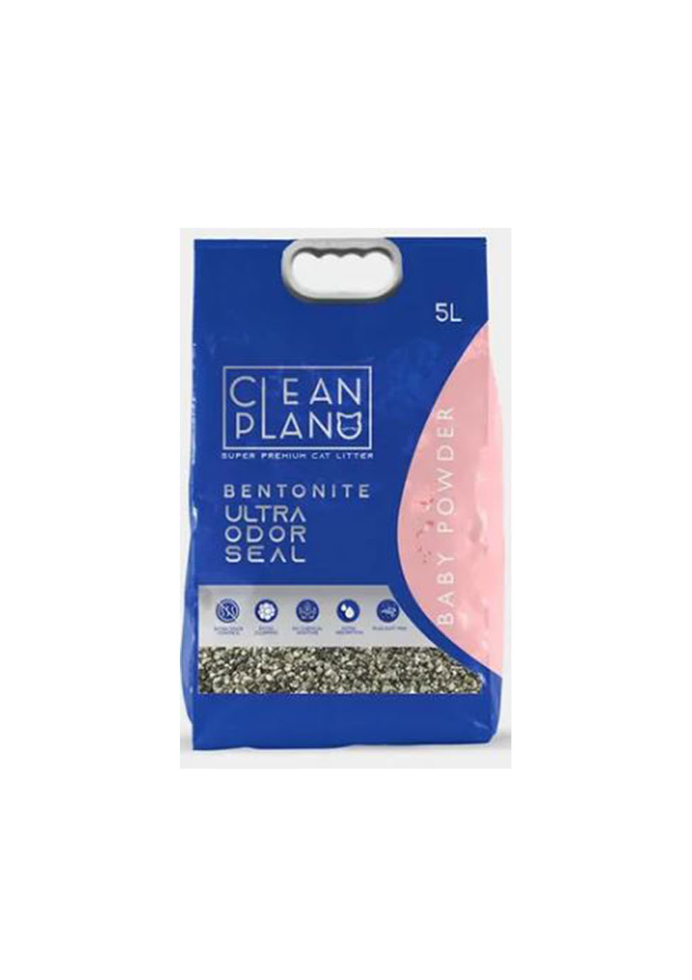 Bentonite Cat Litter Baby Powder Multicolour 5L