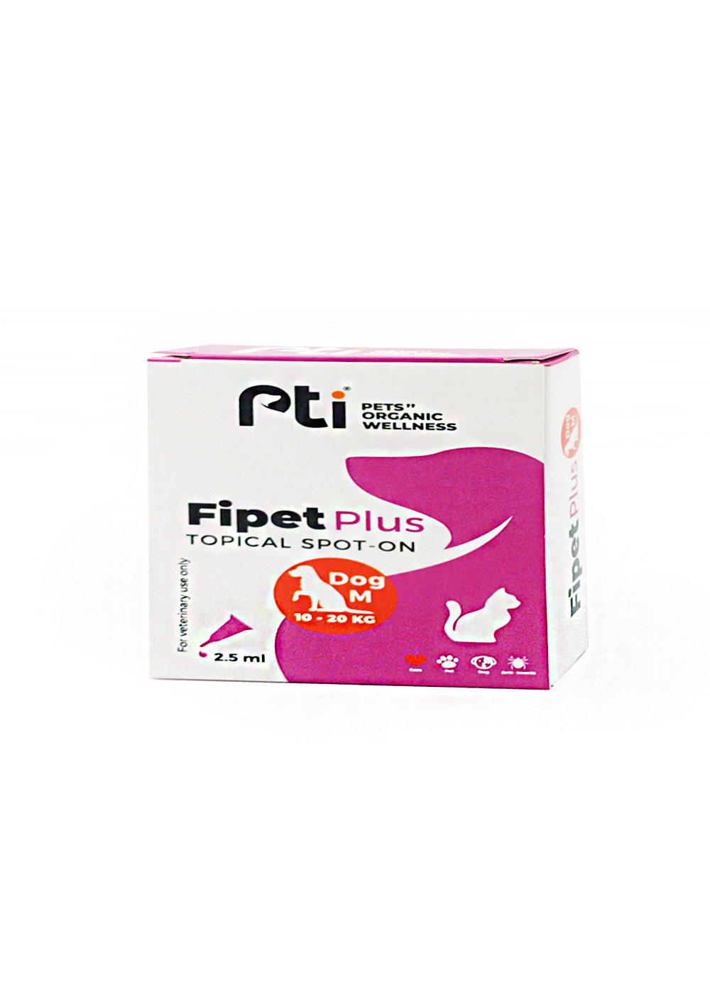 Pti Fipet Plus Topica Spot-on For Medium Dog 10-20KG 2.5ml