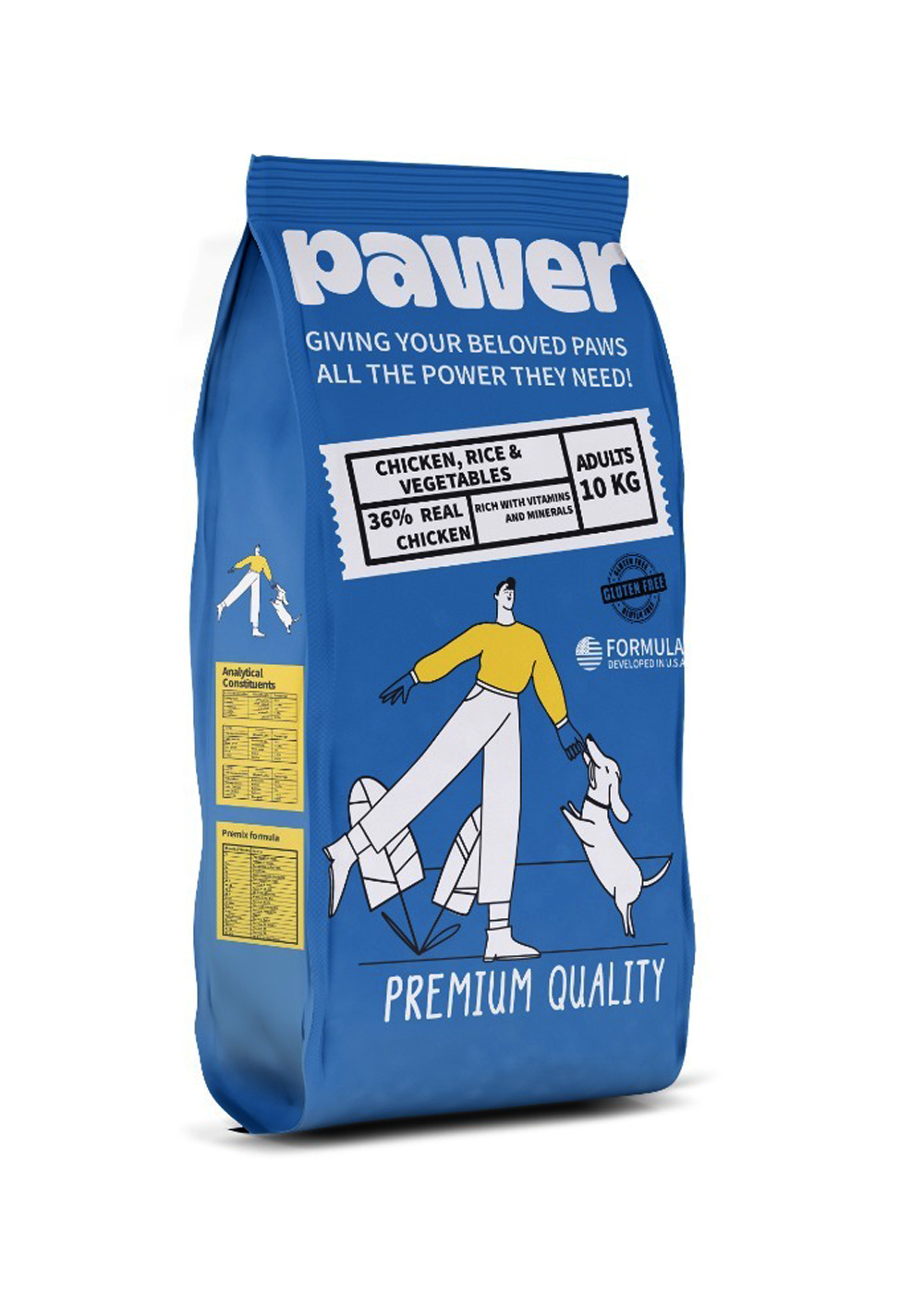 Pawer Dry Food For Adults 10kg