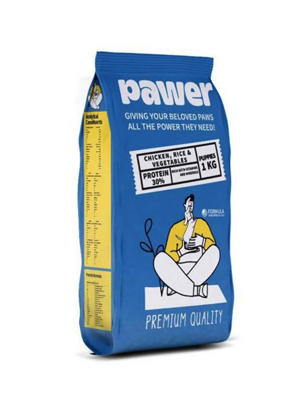Pawer Dry Food For Puppies 1kg