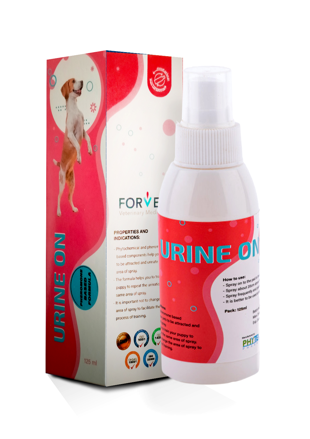 Forvet urine on 125ml