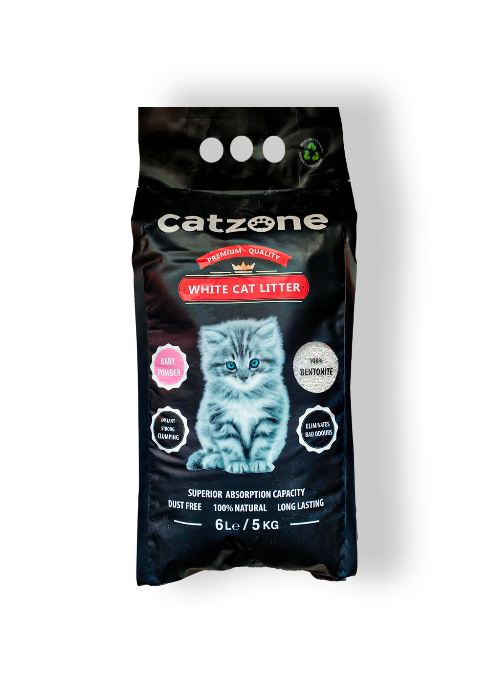 Cat Zone Clumping Cat Litter With Baby Powder 5KG