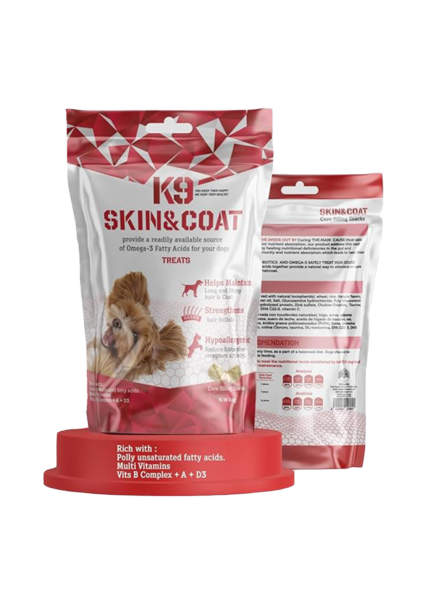 K9 Skin&Coat Treats For Dogs 80 gm