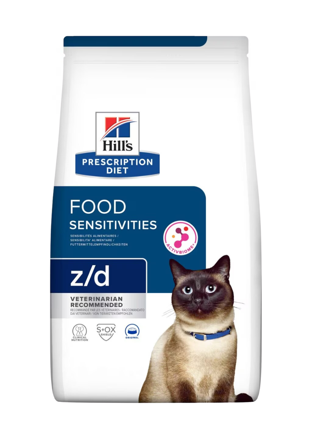 Hill's Z/D Sensitivities dry food for Cat With original Flavour 3 Kg