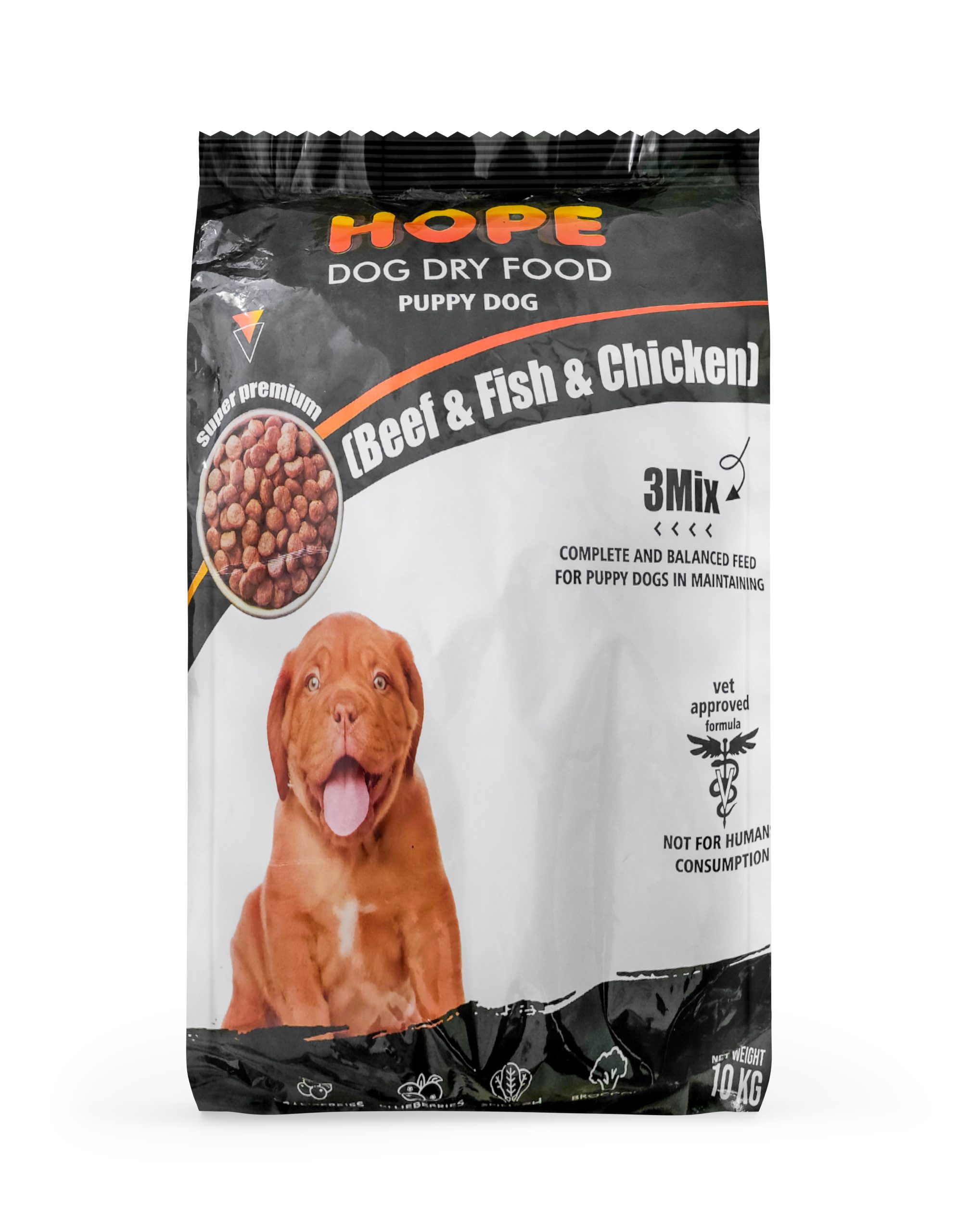 Hope For Puppy 3 Mix ( Beef , Fish & Chicken ) 10 Kg
