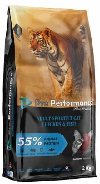 Pro Performance Cat Dry Food Adult Sportfit Chiken And Fish 2kg