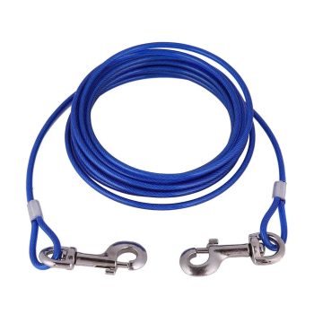 Full Power Proof Long Steel Wire Pet Safety Cable Rope 5mm 3M