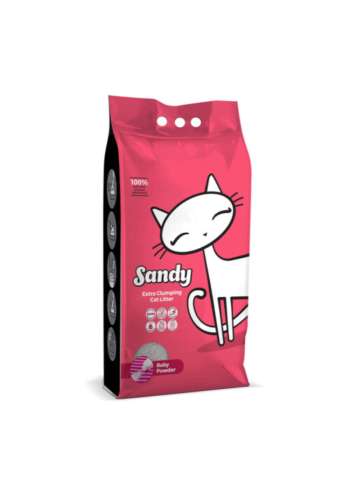 Sandy Extra Clumping Cat Litter Baby Powder