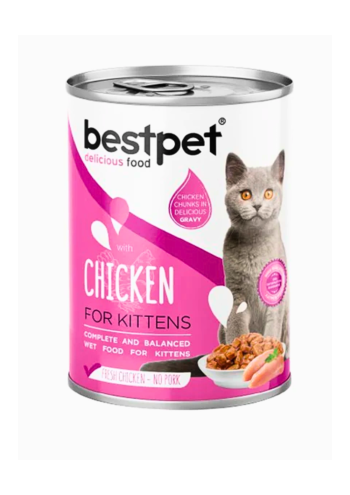 BestPet Kitten Wet Food Chicken 400g