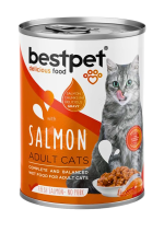 BestPet Wet Food Sterilised Cats With Salmon 400g