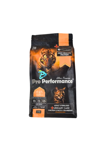 PRO Performance Adult Sterilised + URINARY Care (chicken-rice-cranberry) 2KG