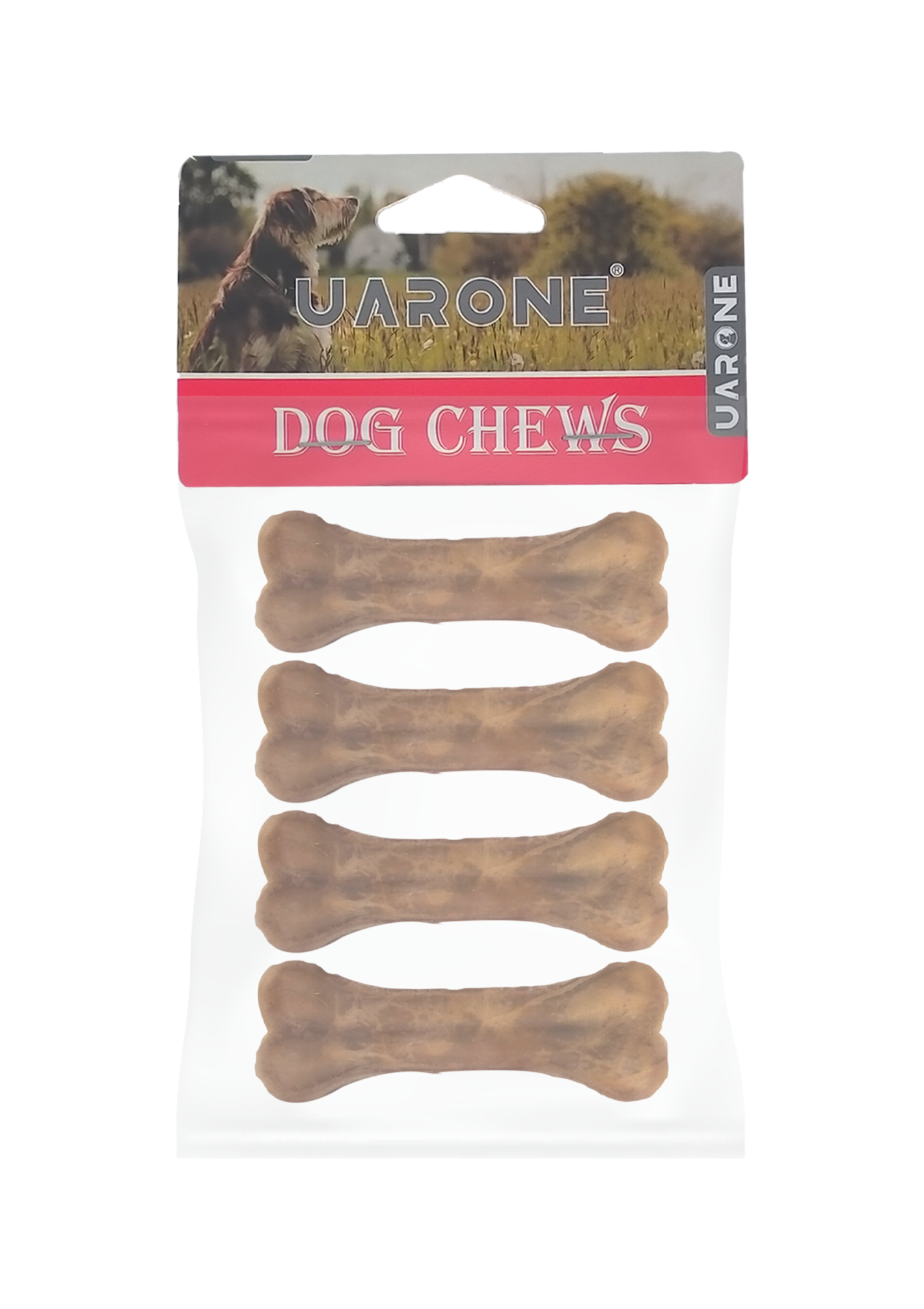 30 Uarone dog chew Medium bone 4 pieces - الصورة 1
