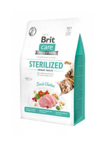 Brit Care Cat Grain Free Sterilized Urinary 2kg