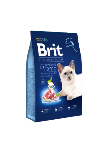 Brit Premium by Nature Cat Sterilized Lamb 8kg