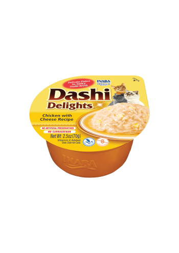 INABA Dashi Delights Chicken with Cheese Recipe 70g