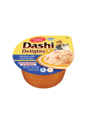 INABA Dashi Delights Chicken with Tuna Recipe 70g