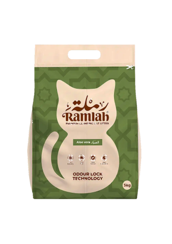RAMLAH Premium Cat Litter Aloe Vera Scented 5 Kg