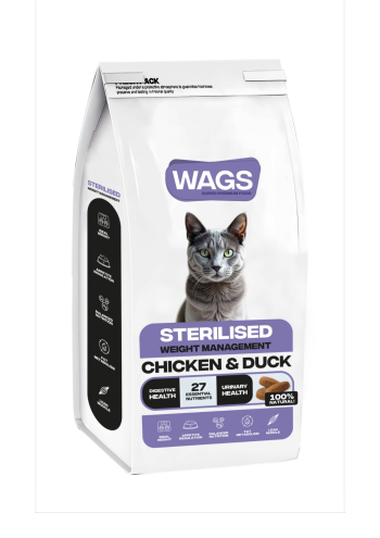 WAGS Sterilised Adult Cat Dry Food 2kg