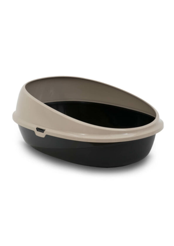 Bergamo Pin Up Litter Box Mocaccino/Black