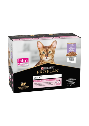 Purina ProPlan Delicate Digestion with Turkey for Adult 10x85g