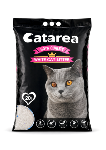 Catarea White Cat Litter  Baby Powder Scent  20L
