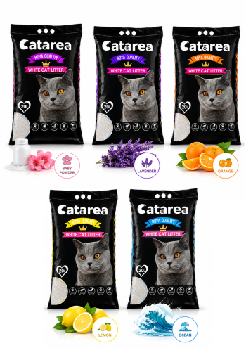 Catarea White Cat Litter Clumping  20L