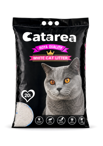 Catarea White Cat Litter Lavender Scent  20L