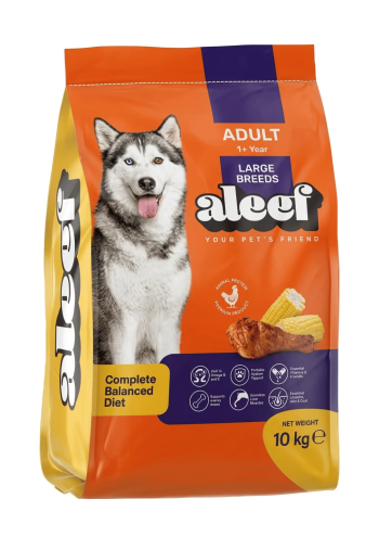 Aleef Dry Food For Adult Dogs Large Breed 10 Kg