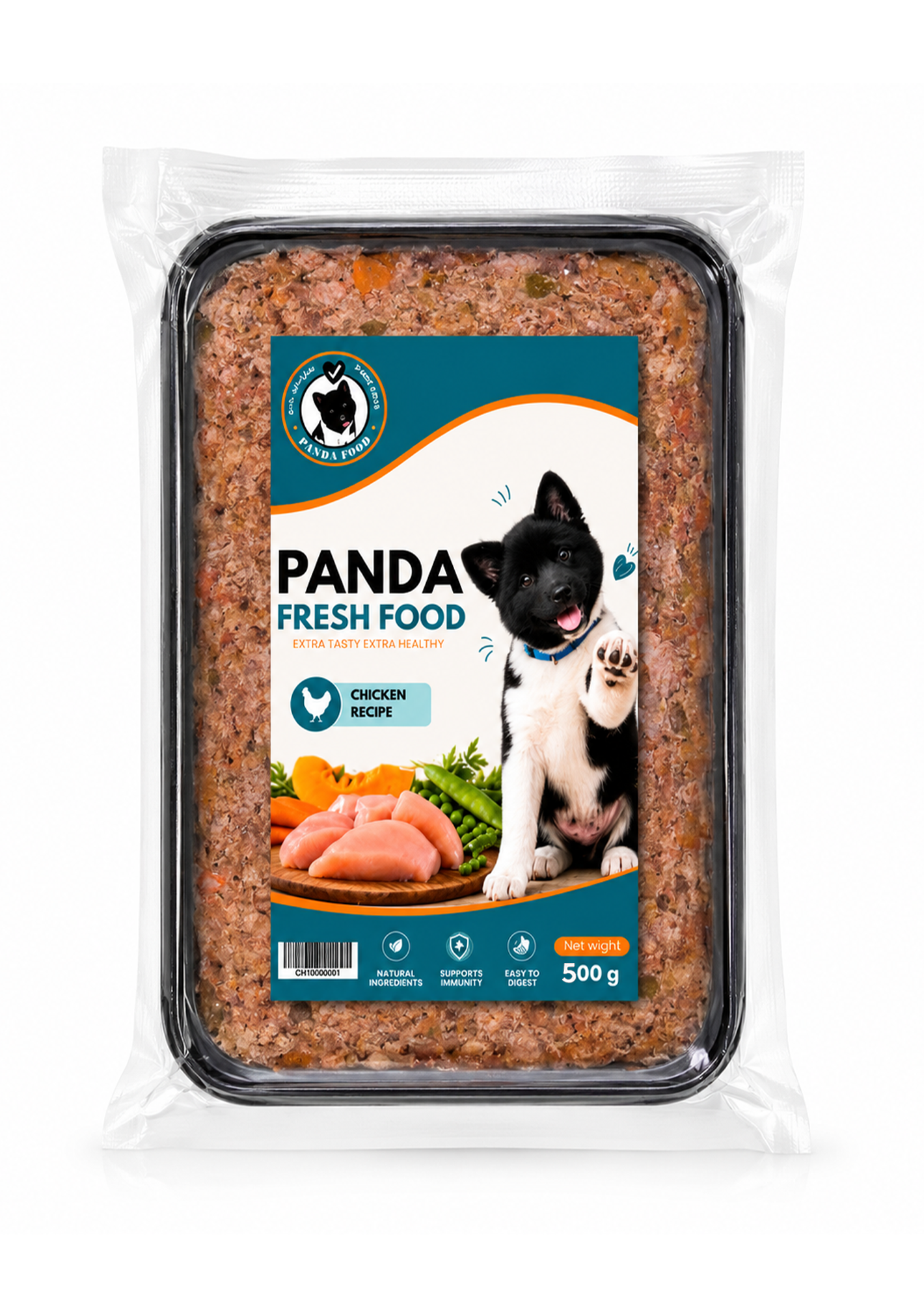 panda-ch500 Panda Fresh Food Chicken Recipe 500g Box - Image 1