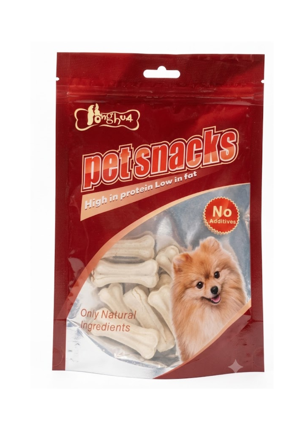 templet (30) PetSnacks Small White Dog Treats 8pcs - Image 1