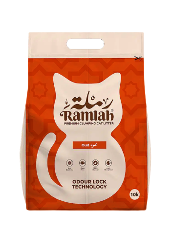 RAMLAH Premium Cat Litter Oud Scented 10Kg