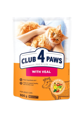 Club 4 Paws Premium With Veal 300 g