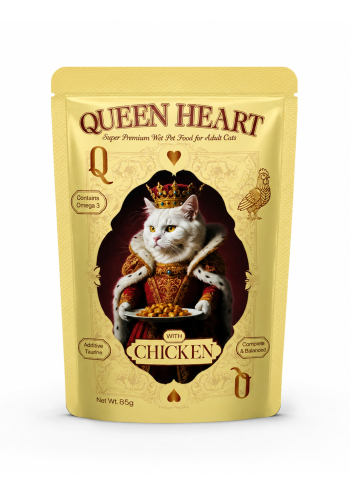 Queen Heart Super Premium Wet Pet Food with Chicken 85g