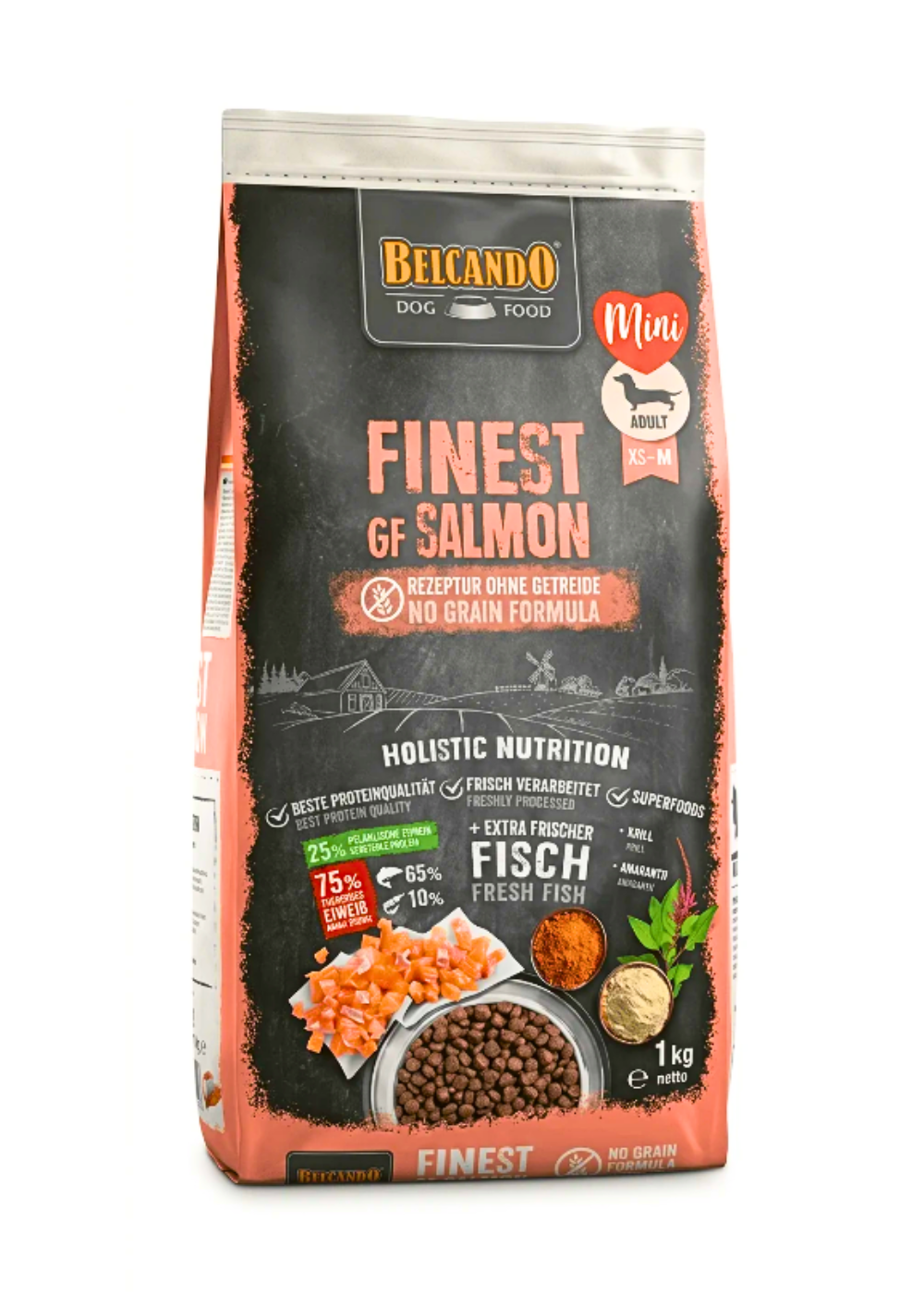 templet (38) Belcando Finest GF Salmon Adult (Xs-M) 1KG - Image 1