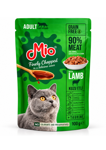 Mio Adult Cat Food  Lamb 100g