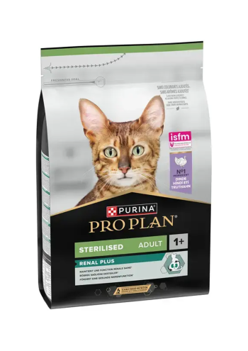 PURINA ProPlan CAT Adult Sterilised Renal Plus Turkey 3k