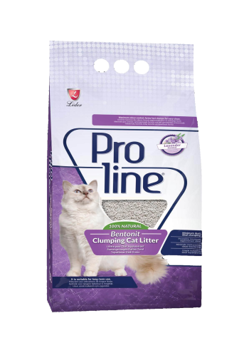 Proline Bentonite Clumping Cat Litter Lavender Scent 5L