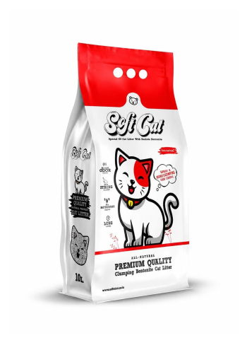 Soft Cat Premium Bentonite Cat Litter unscented 5L